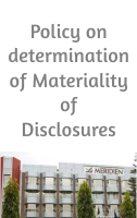 Policy on determination of Materiallity of   Disclosures